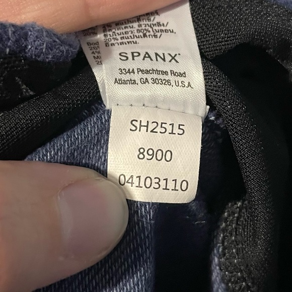 Assets by Sara Blakely Spanx Blue Denim Look Leggings - Picture 6 of 6